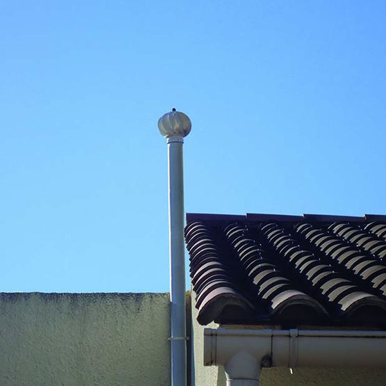 Extracteur éolien anti-refouleur Pour ventilation des fosses toutes eaux | Aspiromatic 100 - Extracteurs