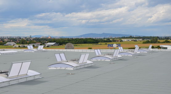Exutoire de fumées pour voûte filante | ECOBAC DV 110 - KINGSPAN LIGHT + AIR