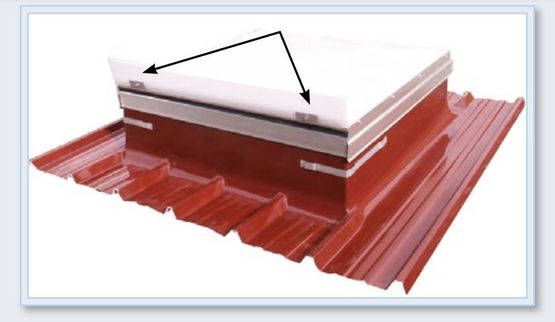  Exutoire DENFC à ouverture pneumatique pour rénovation | DP510 Rénovation - Exutoires et accès toiture