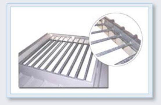 Exutoire DENFC à ouverture pneumatique pour toitures sèches | DP610 PN - produit présenté par 2CA CONCEPT COMPOSITES AUVERGNE