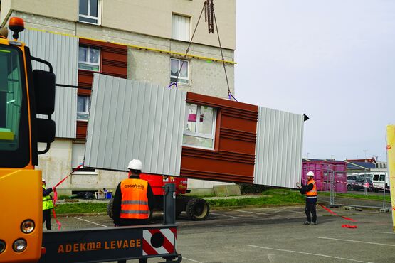  Façade à ossature bois sur mesure pour ITE en rénovation énergétique | FOB - OSSABOIS