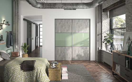 Façade de placard SIFISA | Ambiance Industrielle - produit présenté par SIFISA