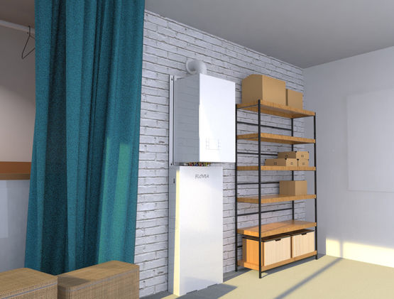  Façade pour tuyauterie I Dosseret  - FLOVEA