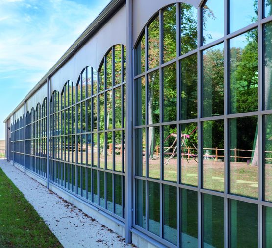  Façade rideau à profilés aluminium très fins | FWS 35 Panoramic Design - SCHÜCO
