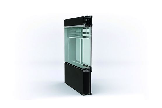 Façade vitrée double peau à cavité isolée et ventilée par air sec | Wictec Modul&#039;Air - produit présenté par WICONA