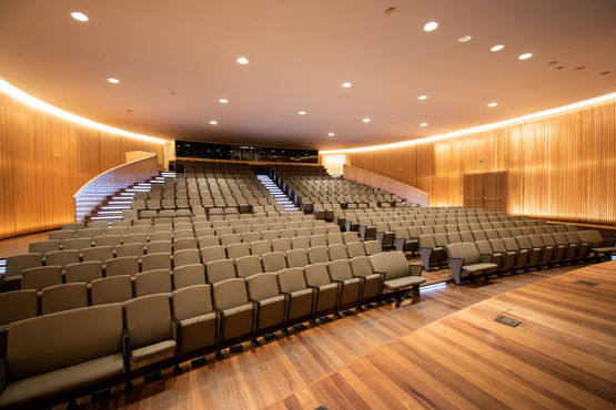  Fauteuil à assise escamotable pour salles de conférences  - HAZAN AMENAGEMENT