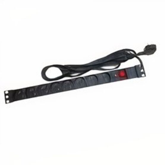 FD-PP22-C6 19&quot;1U STP CAT6 PATCH PANEL 24 PORTS Krone &amp; 110 DUAL IDC | TECLINK