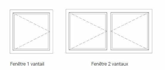 Fenêtre 1 vantail / 2 vantaux en acier à rupture de ponts thermiques | Gamme SteelTeq  - produit présenté par ERIBEL