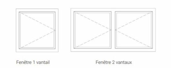  Fenêtre 1 vantail / 2 vantaux en acier pare-flamme E60 | Gamme SteelTeq  - Autres accessoires de quincaillerie