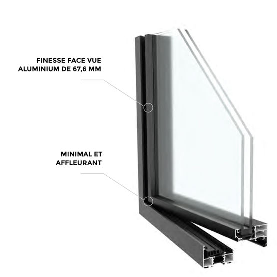 Fenêtre à ouvrant minimal | Série 5700 - produit présenté par SEPALUMIC