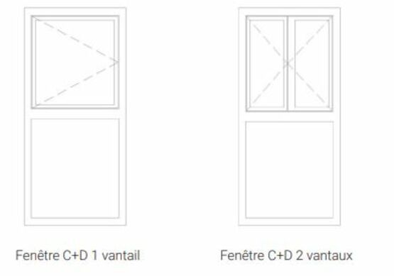 Fenêtre C+D à rupture de ponts thermiques  EW30 | Gamme SteelTeq - produit présenté par ERIBEL