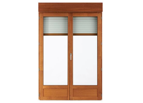  Fenêtre Chêne Arboreal avec Volet Roulant sur Mesure | LAPEYRE SERVICES - Fenêtre et porte-fenêtre en bois