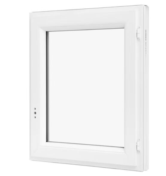  Fenêtre PVC 1 vantail | Pria finition blanc 9016 - Fenêtre et porte-fenêtre en PVC