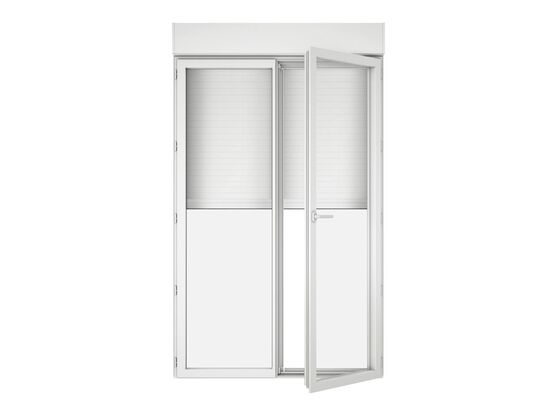 Fenêtre PVC Blanc avec volet roulant intégré | Héméra sur Mesure - produit présenté par LAPEYRE SERVICES