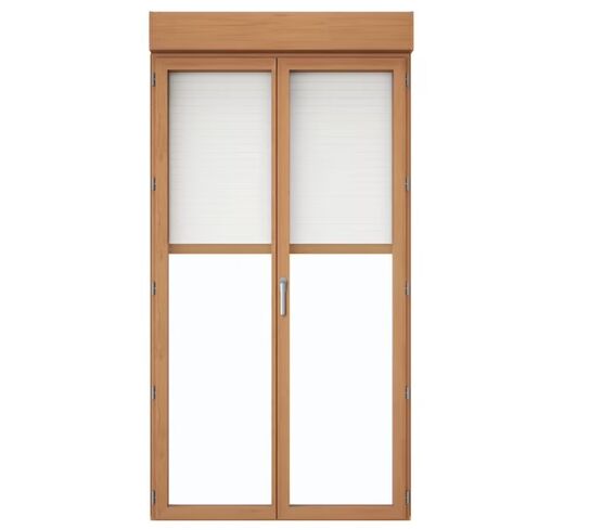 Fenêtre PVC plaxée sur-mesure avec volet roulant intégré | LAPEYRE SERVICES
