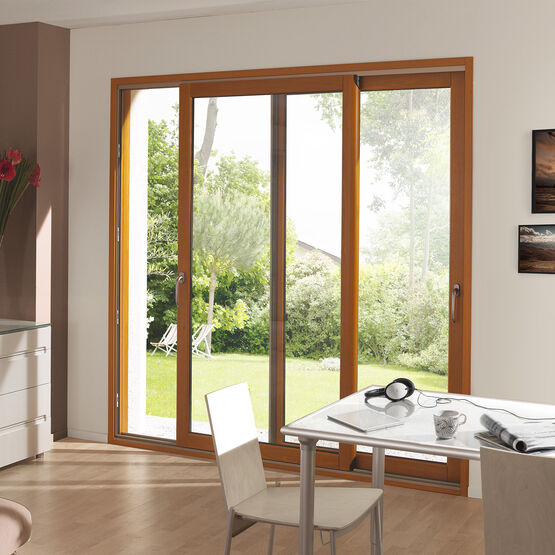 Fenêtres et portes-fenêtres coulissantes en bois | Lignal - produit présenté par PASQUET MENUISERIES
