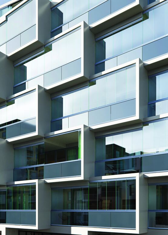  Fermeture de balcon vitrage coulissant pivotant | Proline T - SOLARLUX FRANCE
