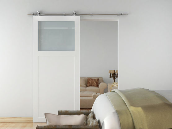  Ferrure de porte coulissante bois | Soho 1 - AC030110 - Système coulissant en applique ou à encastrer