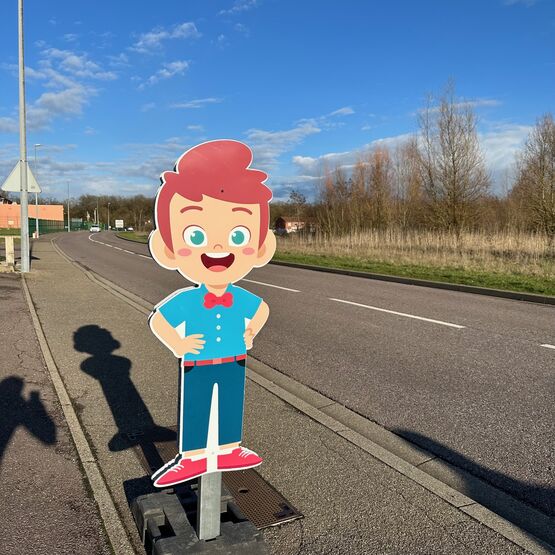 Figurine piéton - produit présenté par SOLUVELOS