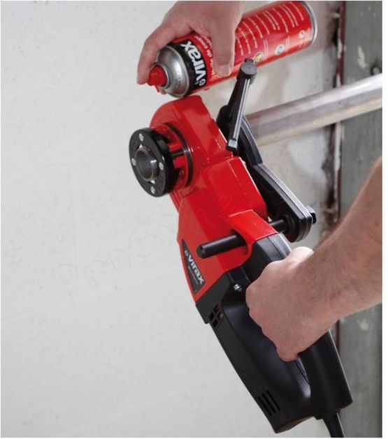  Filière électroportative Mini-Phénix 230V avec étau de blocage | Virax - Equipement mobile de chantier