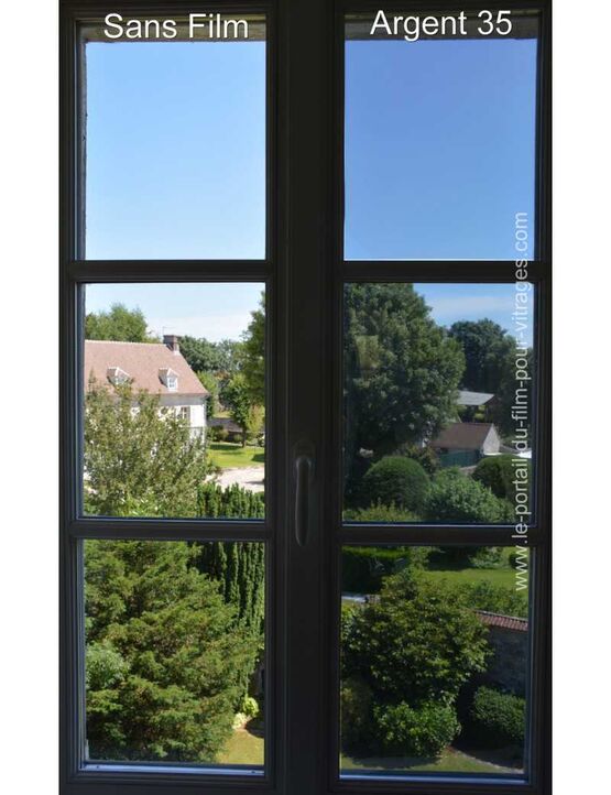  Film adhésif de protection | Argent 35 Extérieur - Films de protection ou décoratifs