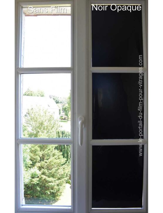 Film intérieur noir | Black Opaque – Noir Opaque 