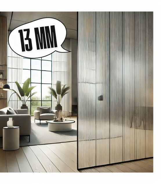 Film Reeded Glass 13 mm - Verre strié | ITD