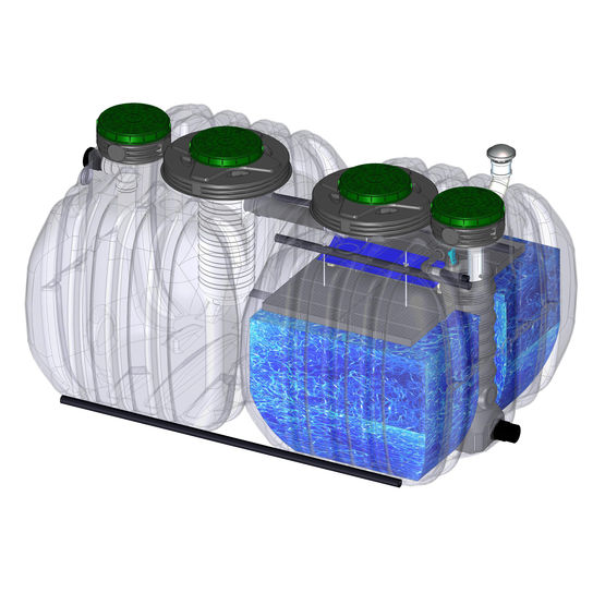 Filtre compact pour traitement des eaux usées domestiques | Actifiltre - Cuves en matériau de synthèse pour assainissement