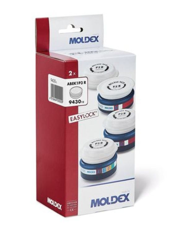  Filtres pré-assemblés contre gaz, vapeurs et poussières réutilisables | A1B1E1K1P3 - MOLDEX METRIC