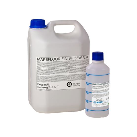 Finition polyuréthane transparente en phase aqueuse | MAPEFLOOR FINISH 53 W/L haute résistance