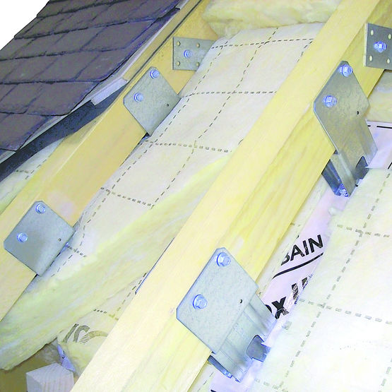 Fixation pour isolation de toiture par l&#039;extérieur | Pilier ITE Couverture