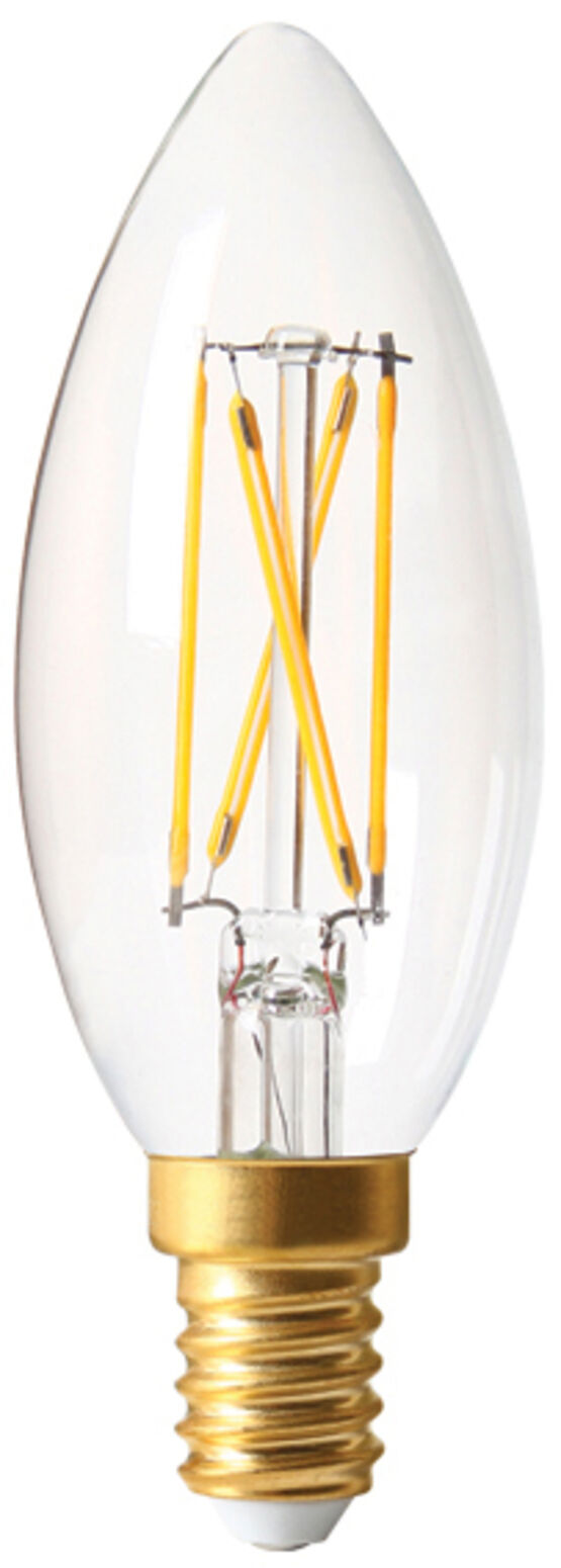 Flamme C35 Filament LED 4W E14 2 700 K 360 Lm Dim. Cl.