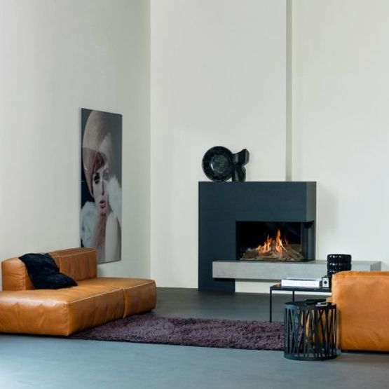  Foyer cheminée gaz Faber Matrix effet feu de bois  | MATRIX 800/500 II  - Foyers