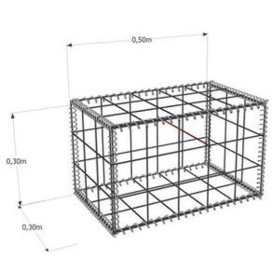 Gabion 6 faces avec fil métallique de diamètre 4.5 mm | GABION KIT 