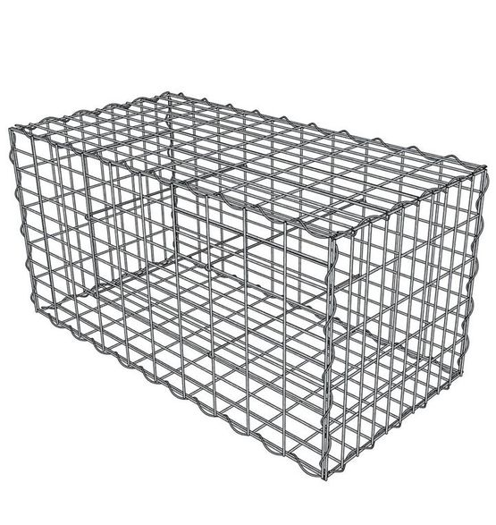  Gabion à mailles rectangulaires 10x5cm pour aménagements paysagers | Gabion 100 x 50 x 50 cm  - TENDANCE GABION