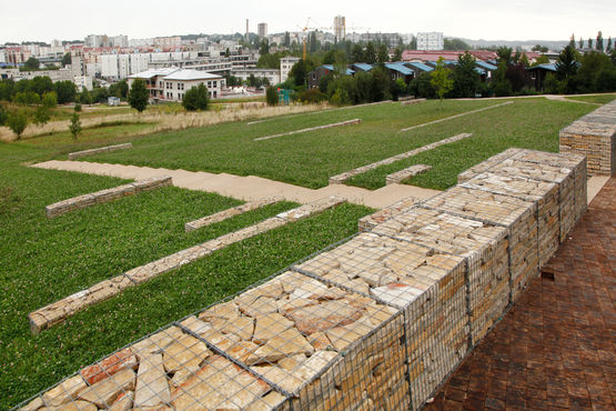 Gabion architectonique prérempli en appareillage de pierre sèche | Gabion architectonique pierre sèche - produit présenté par PIERRE MUREUSE DE BOURGOGNE SARL
