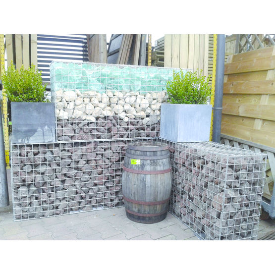 Gabion en cinq formats pour remplissage créatif | Como