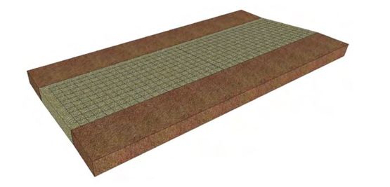 Gabion plat sans surcharge pour murs de soutènement | GABION-KIT OPTIMIZED - produit présenté par TENDANCE GABION