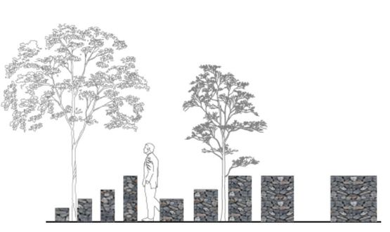 Gabion prêt-à-poser multiusages | Ready-Gab - produit présenté par TENDANCE GABION