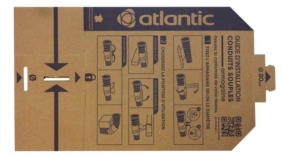Gaine pliable en carton pour conduits souples |Armagaine - produit présenté par ATLANTIC CLIMATISATION ET VENTILATION
