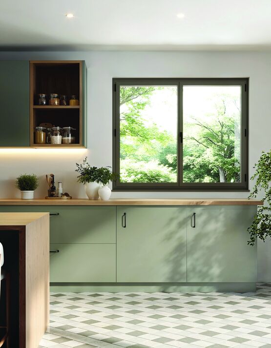  Gamme de 5 menuiseries aluminium à module dormant de 70 mm | Pleiade Professionnel - FRANCIAFLEX