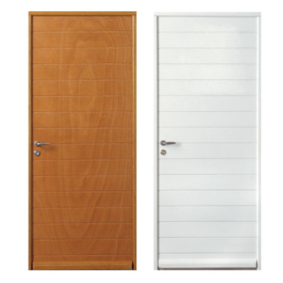 Porte d'entrée vitrée classique en bois, gamme Rustik, modèle Ollioules