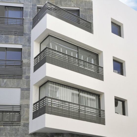  Garde-corps à sécurité optimisée en aluminium 5500 - SEPALUMIC