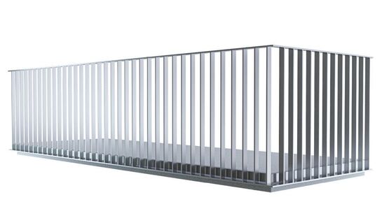  Garde-corps barreaudé en aluminium | BALUGA easy  - Garde-corps en aluminium