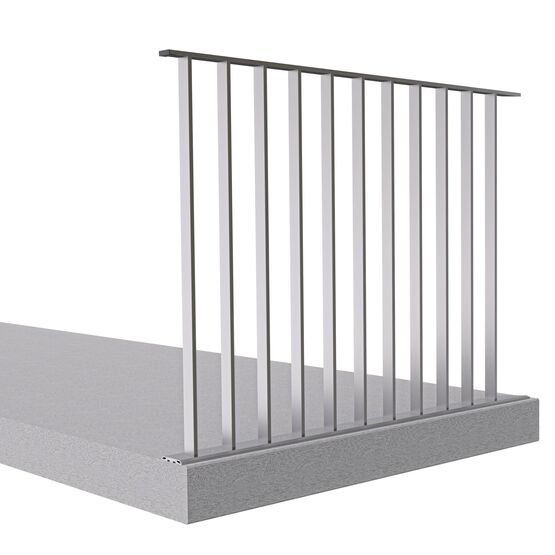 Garde-corps en aluminium  - produit présenté par CROSO FRANCE