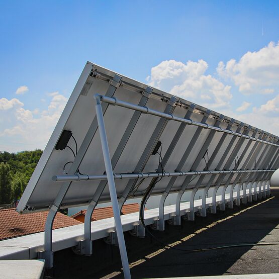  Garde-corps technique support de panneaux solaires - DANI ALU