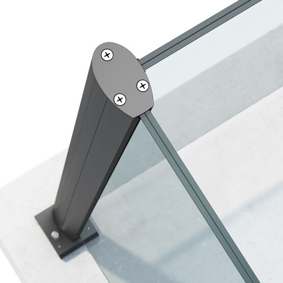  Garde corps verre - Garde-corps en aluminium