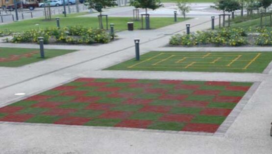 Gazon synthétique ornemental d&#039;agrément | Sandy turf GREEN CHAMP - produit présenté par REGESPORTS