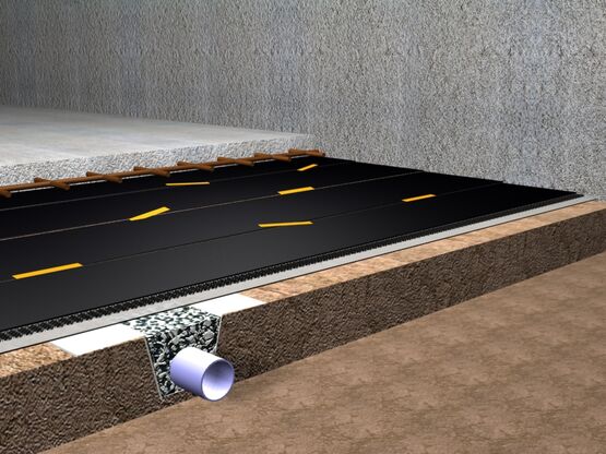 Géocomposite de drainage sous dallage ou coffrage perdu | ENKADRAIN CKL10B