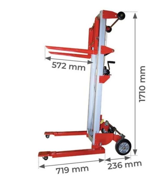  Gerbeur manuel aluminuim - Monte-matériaux